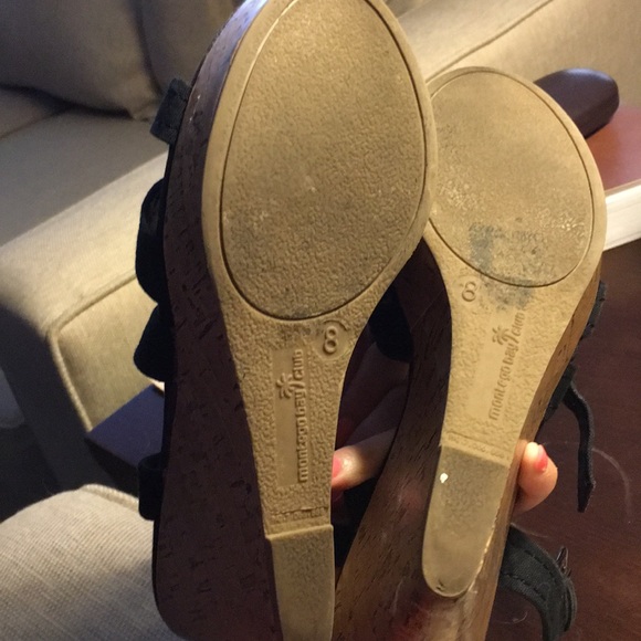 Canvas wedge sandals - Picture 3 of 5